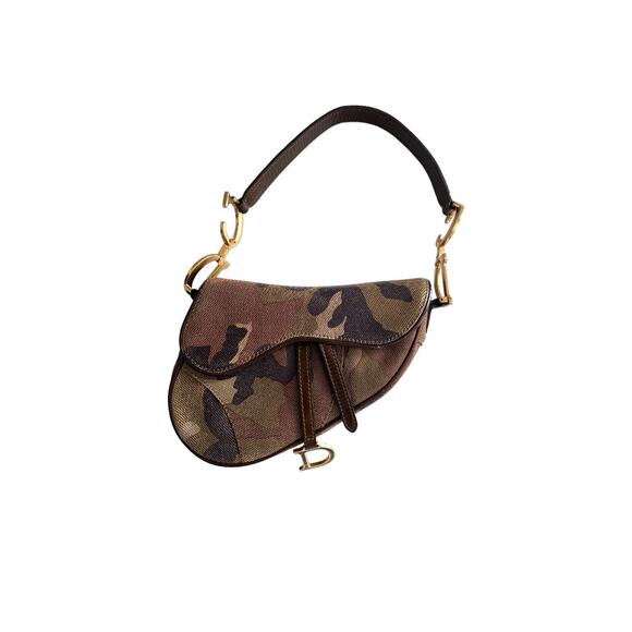 Dior Extremely rare small size camouflage saddle bag - Picture 1 of 11